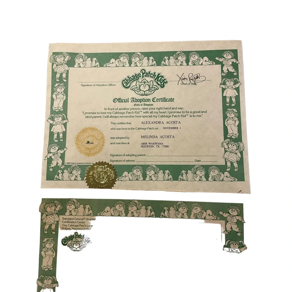 GENUINE collectors cabbage patch kid - Picture 5 of 5